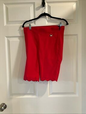 Rafaella Red Pull-On Comfort Stretch Bermuda Shorts  NWT